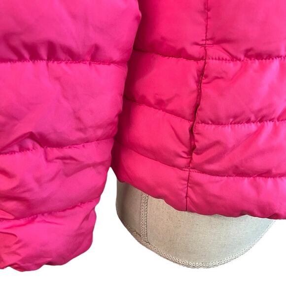 Children’s place bright pink puffer jacket winter snow lightweight casual - Picture 4 of 8